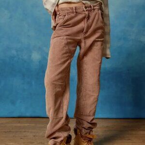 BDG Corduroy Carpenter Pants Utility Y2K in Dusty Pink | Size 2